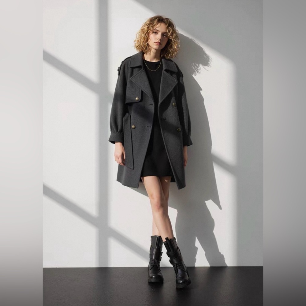 Elegant Black Women's Coat